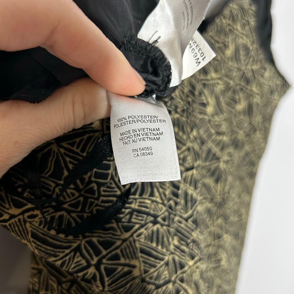 VTG Jones NY Womens Y2K Forest Fairy Tiered Maxi Dress Whimsigoth Grunge Sz 8 - Picture 8 of 8